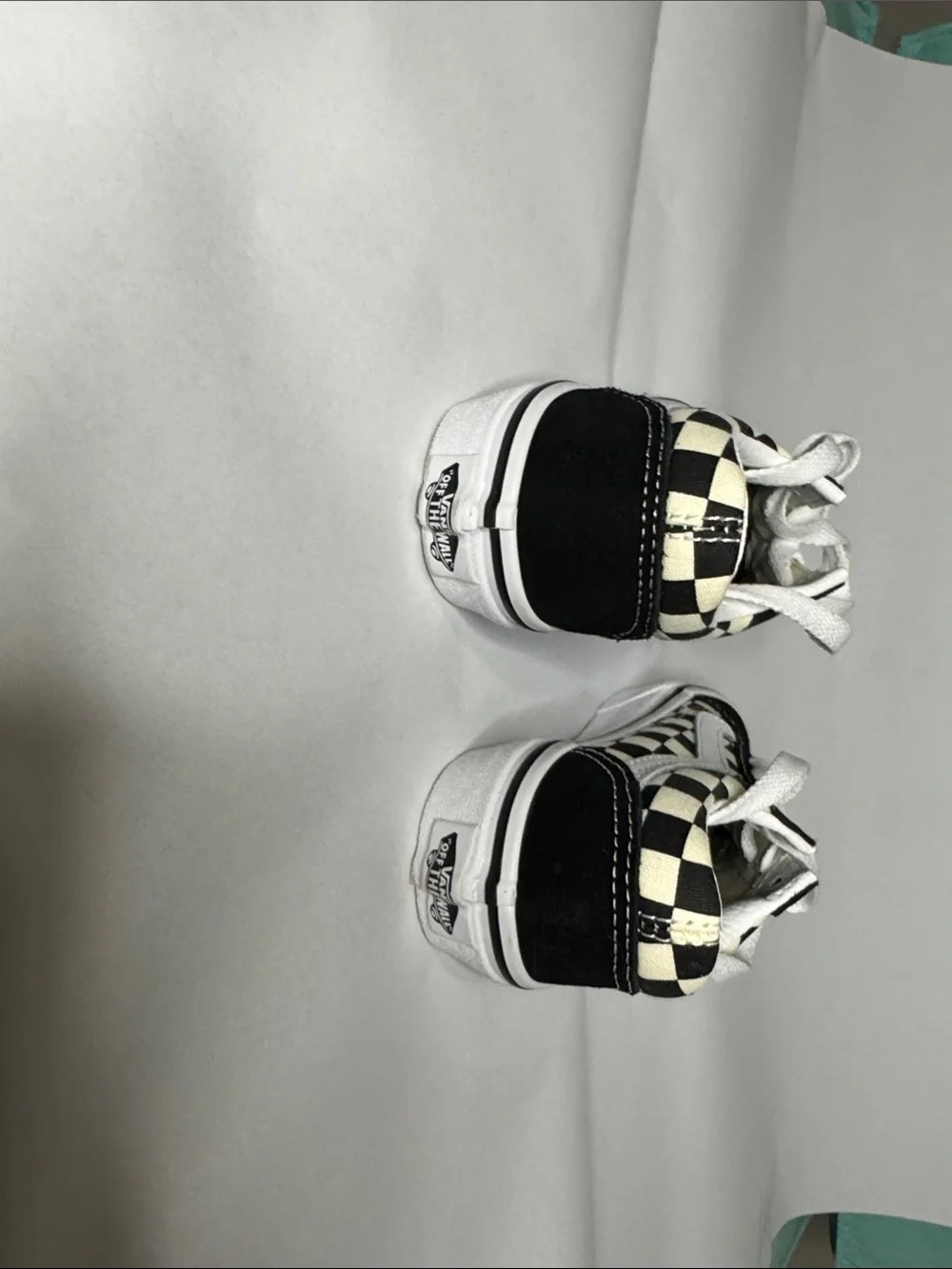 Vans Kids Black & Cream Checkerboard Low-Top Sneakers